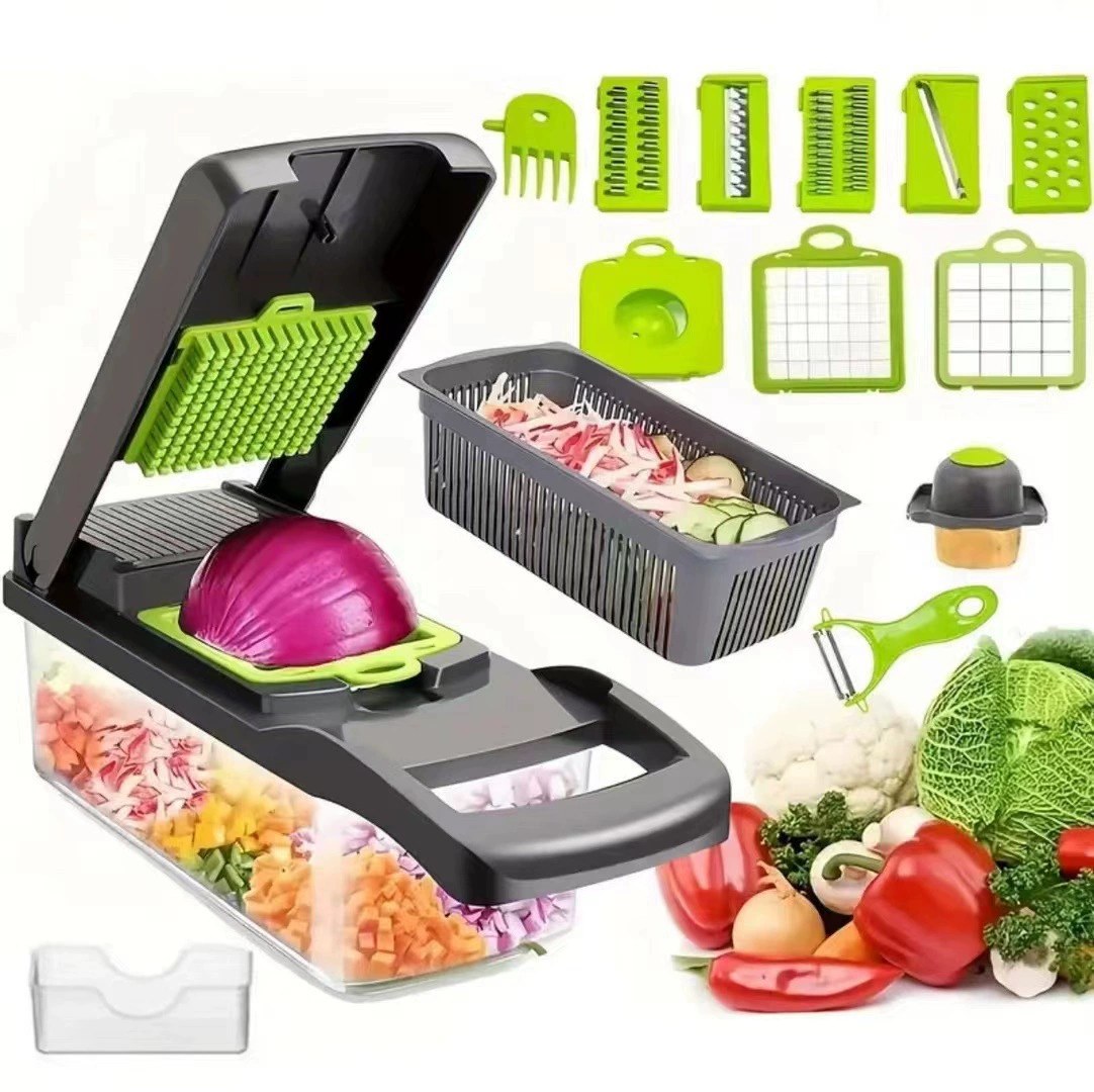 Multi-Functional Vegetable Cutting Artifact Kitchen Household Shredded Potato Shredder Cutter Scraper Radish Grater Slicer