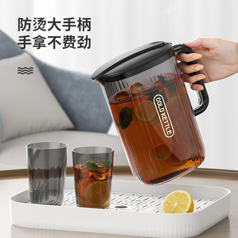 Household Large-Capacity Cold Water Pitcher, High-Temperature Resistant Cold Water Jug, Boiled Water Pitcher, Plastic Transparent Water Jug, Tea Brewing Set - Alibaba
