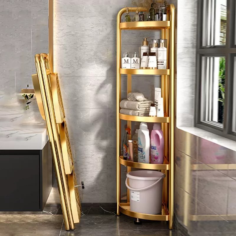 Toilet Floor Multi-layer Triangle Storage Rack Toilet Storage Artifact Supplies Daquan Toilet Bathroom Basin Rack 