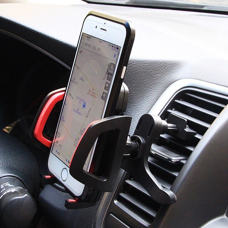 Car Suction Cup Holder, Car Air Vent Phone Holder, Navigation Bracket, 360-Degree Rotating Phone Clip