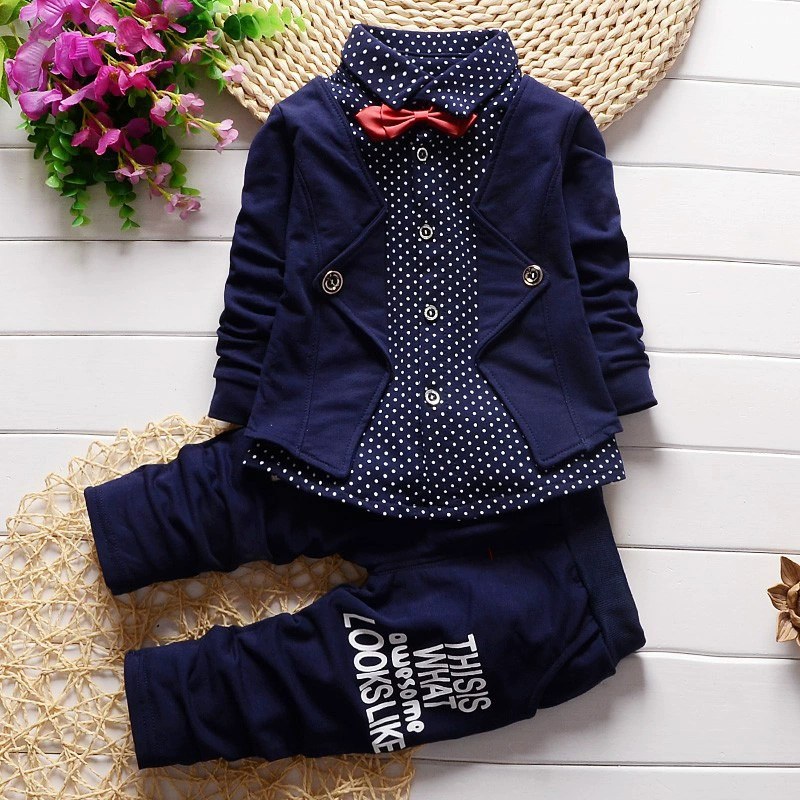 2025 Spring and Autumn New Style Fake Three-Piece Gentleman Suit One Piece Dropshipping Factory Direct Sales