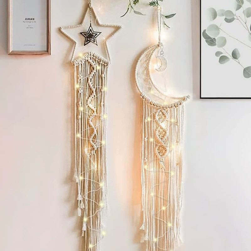 European-style artificial woven cotton rope tapestry tassel home wall hanging decoration soft outfit collection wholesale