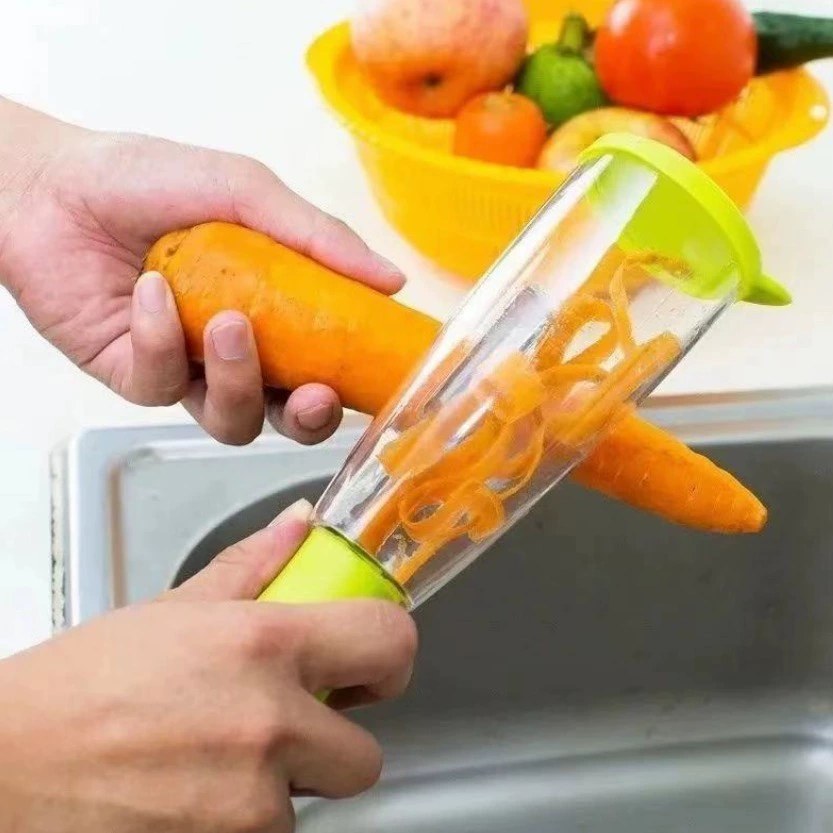 With Storage Box Peeler Household Scraper Storage Type Peeler Kitchen Special Anti-Splash Fruit and Vegetable Peeler
