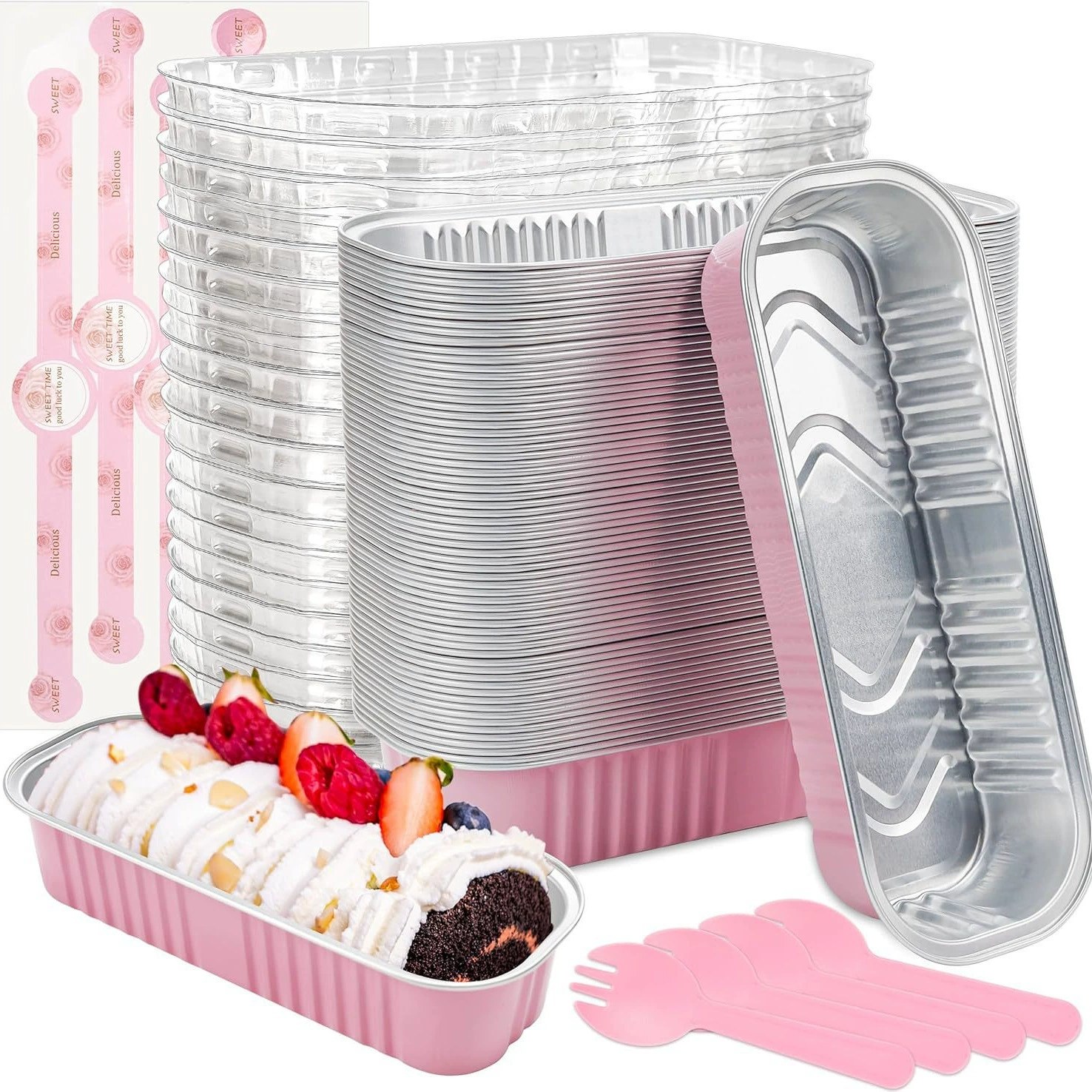 Air Fryer Tin Foil Box Aluminum Foil Rectangular Reusable Household Oven Cake Mold Tin Foil Cup
