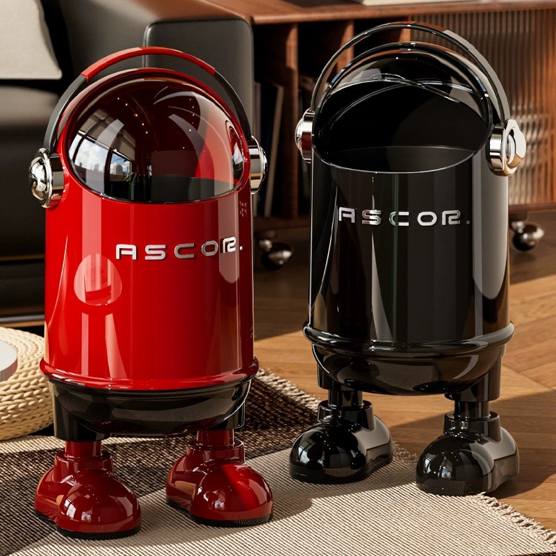 Living Room Trash Can for Home Use, 2026 New Model, High-End Flip-Top, Large Capacity, for Kitchen, Bedroom, Bathroom, Stylish and Creative Design