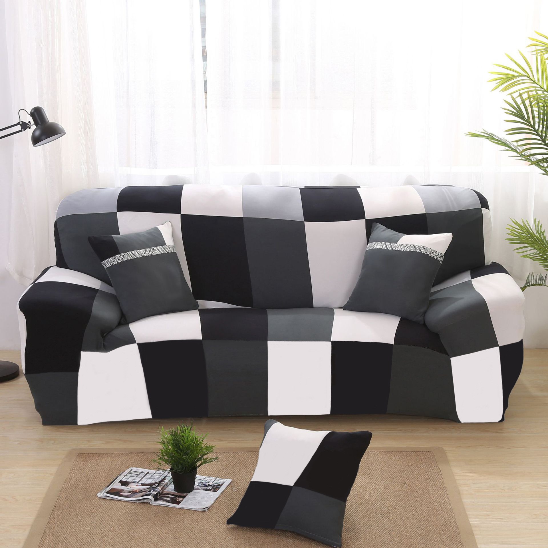Black and white - Pillow cover (45*45cm)