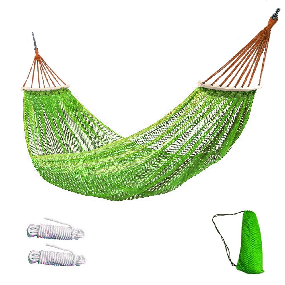 Curved stick green 255*130+tie rope+storage bag
