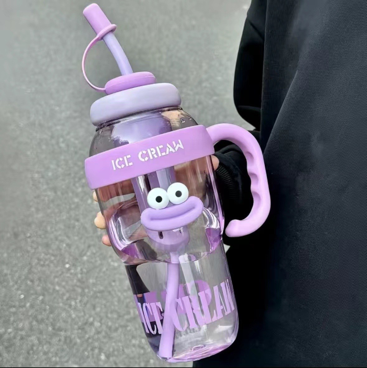 Generation 1 fantasy purple++ big mouth purple sticker - 1300ml large capacity belly cup