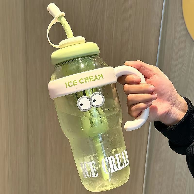 Sprout green + small eyes - 1300ml large capacity belly cup