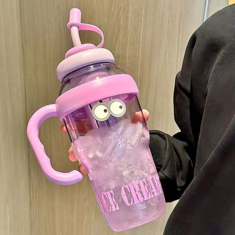 Fantasy purple + small eyes - 1300ml large capacity belly cup