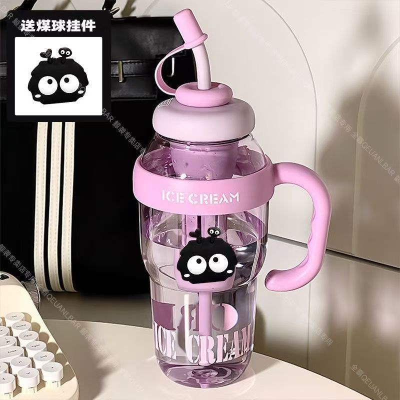 Fantasy purple + briquette stickers - 1300ml large capacity belly cup