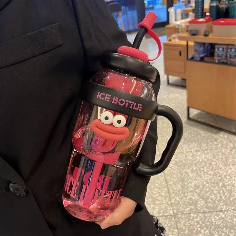 1st generation begonia red++ big mouth red sticker - 1300ml large capacity belly cup