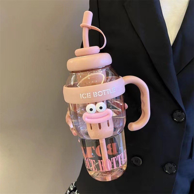 1st generation sakura powder++big mouth powder sticker - 1300ml large capacity belly cup