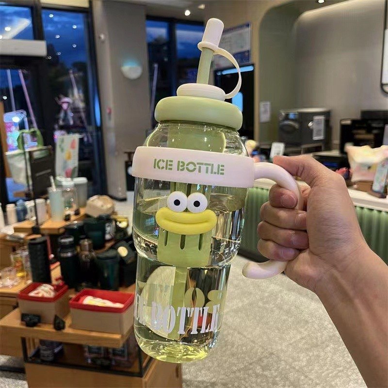 1st generation bud green++big mouth yellow sticker - 1300ml large capacity belly cup