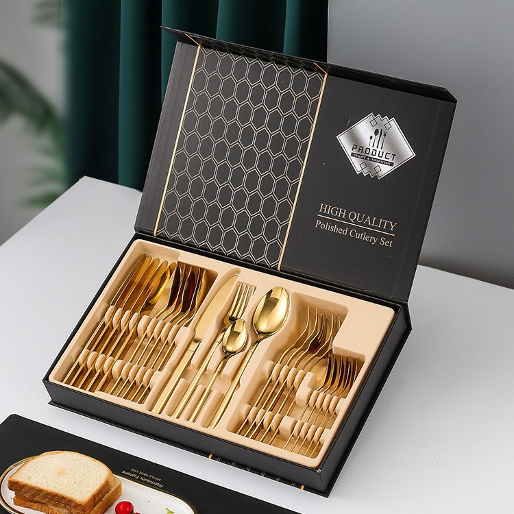 Knight series 24-piece paper box set gold