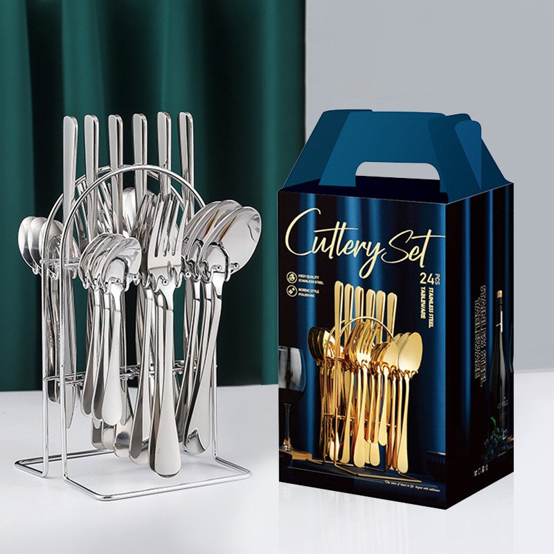 24-piece set silver 1010 + color box
