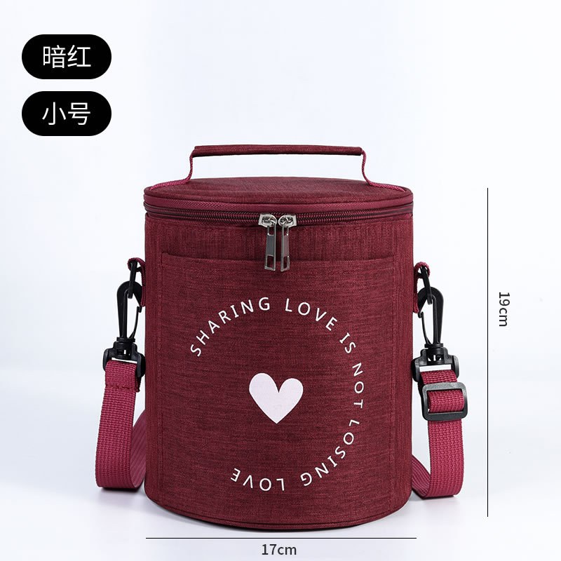 small size - wine red