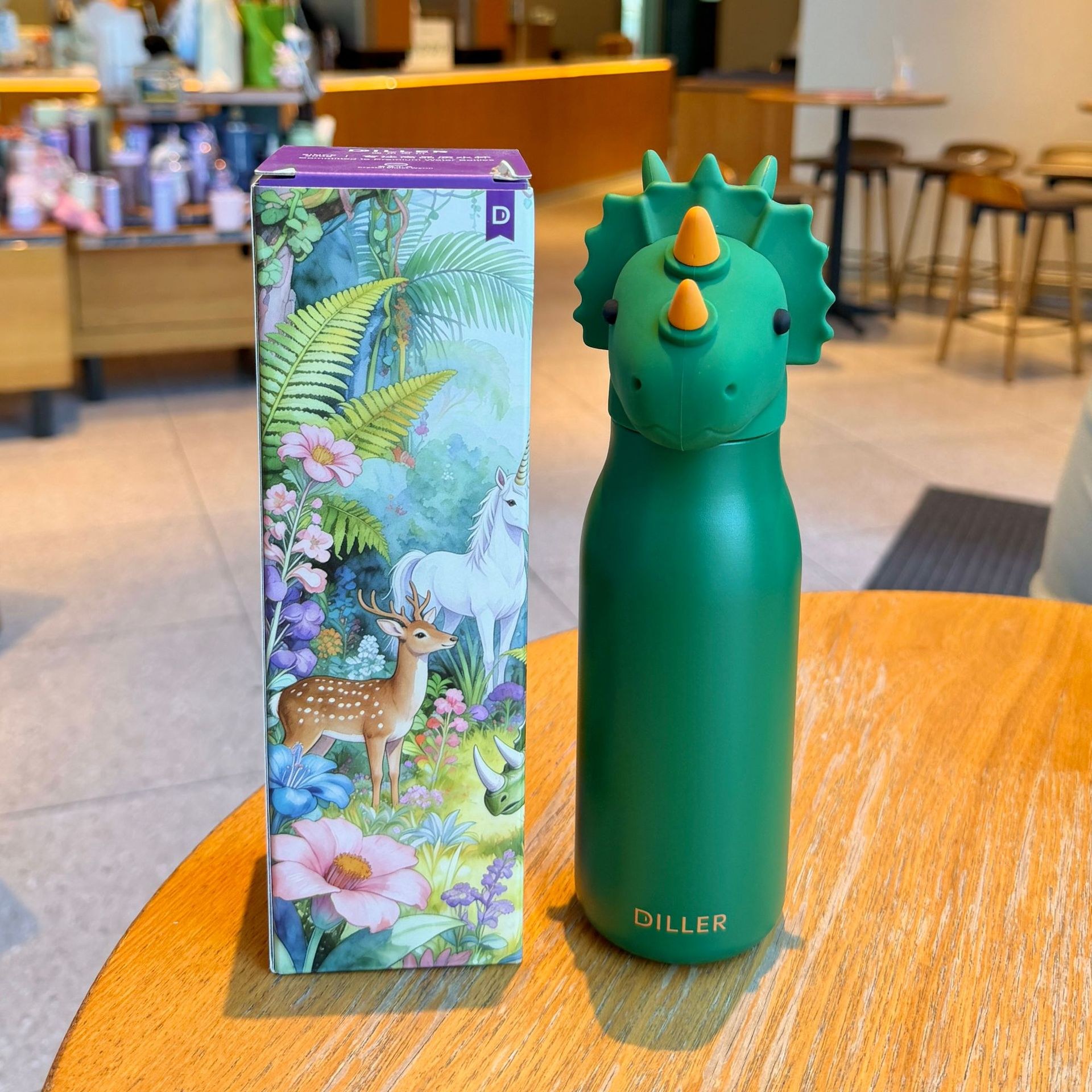 Green - Sensenlong - 500ml - Single cup + 5 3D decorations