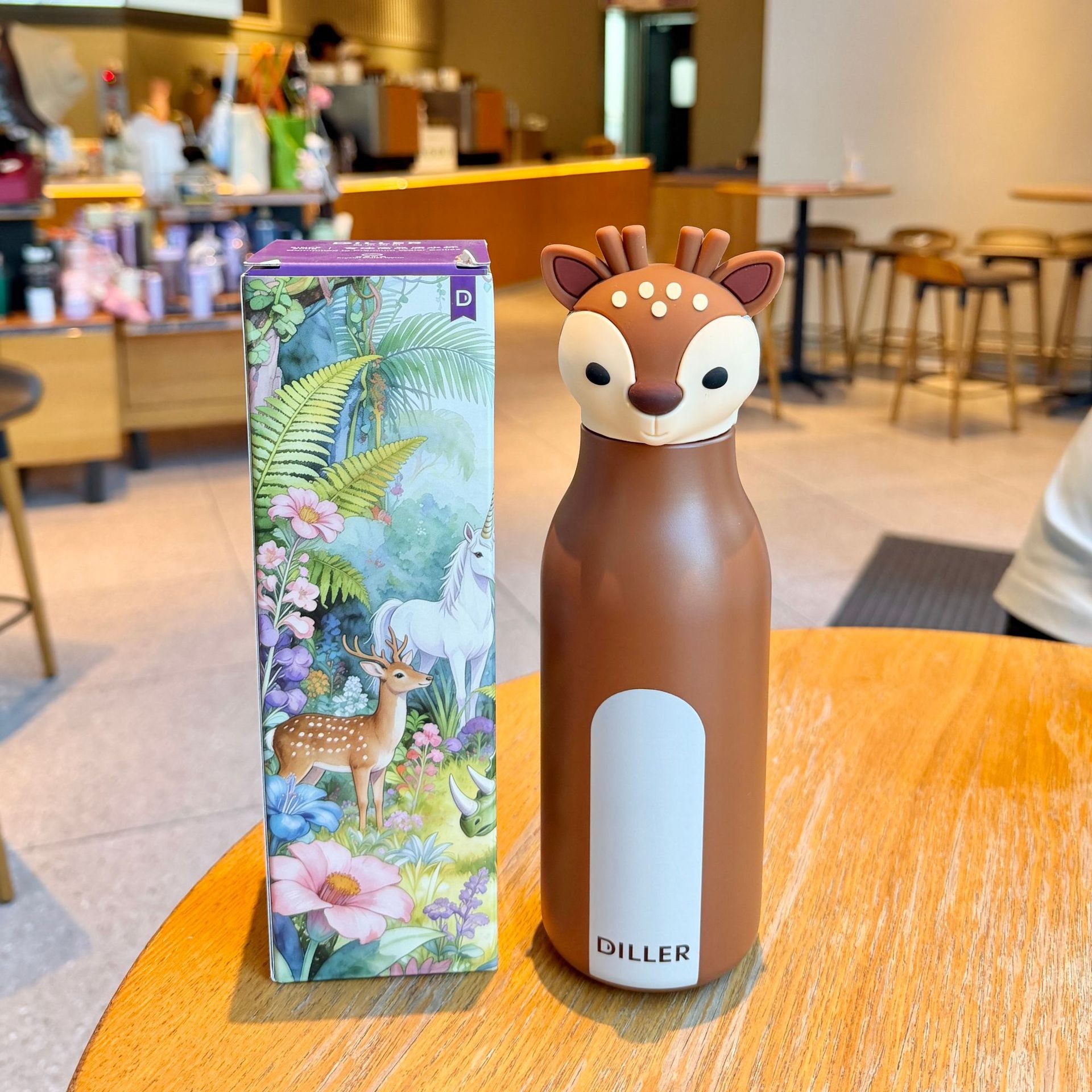 Brown - Cocoa Deer - 500ml - single cup