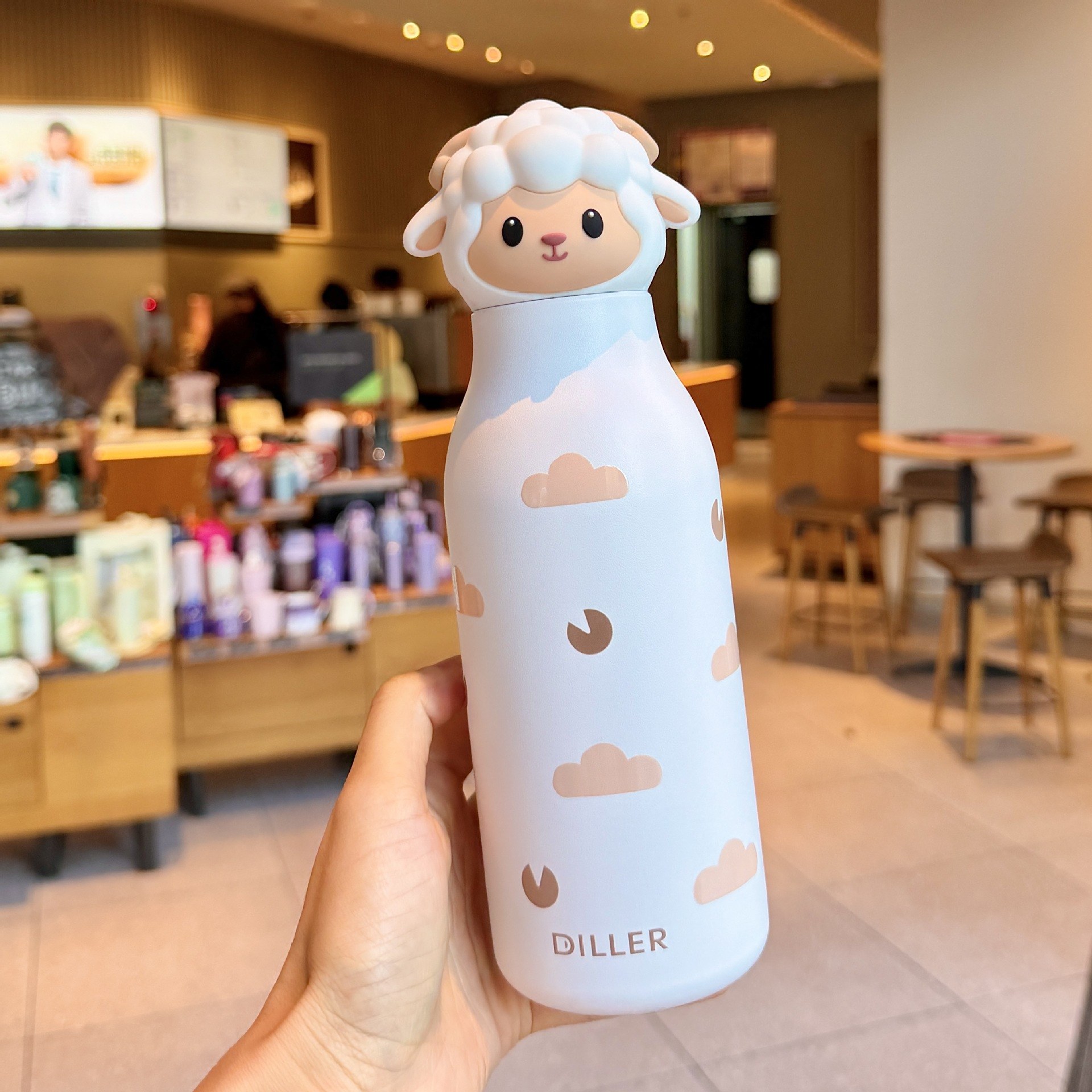 Dl-9538 duoduo sheep 500ml - Single cup + three-dimensional decoration