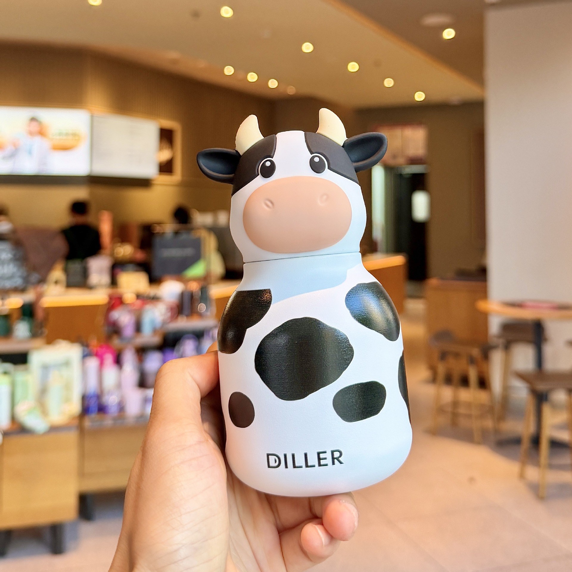 Dl-9538 moo cow 200ml - Single cup + three-dimensional decoration