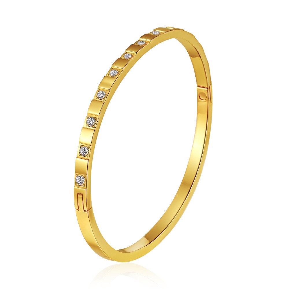 13 diamond bracelet gold-7