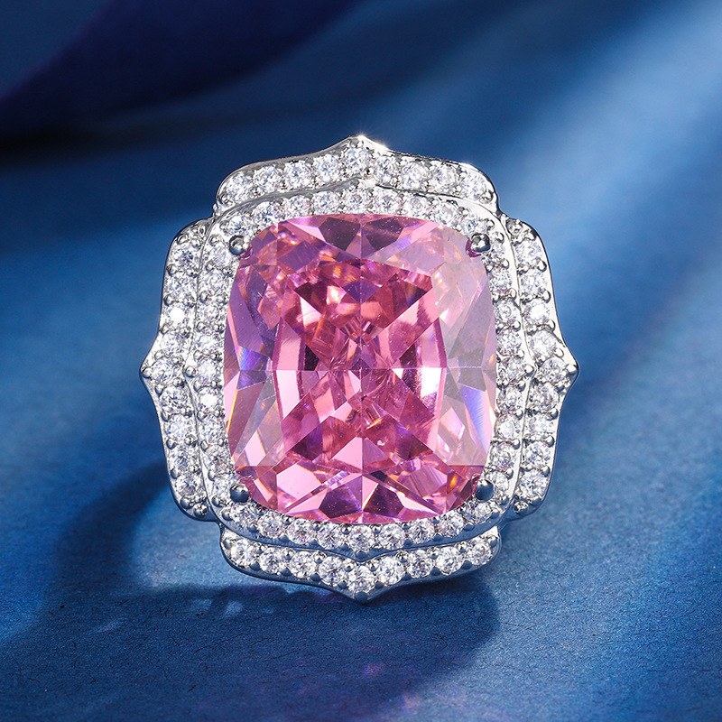 Pink diamond ring
