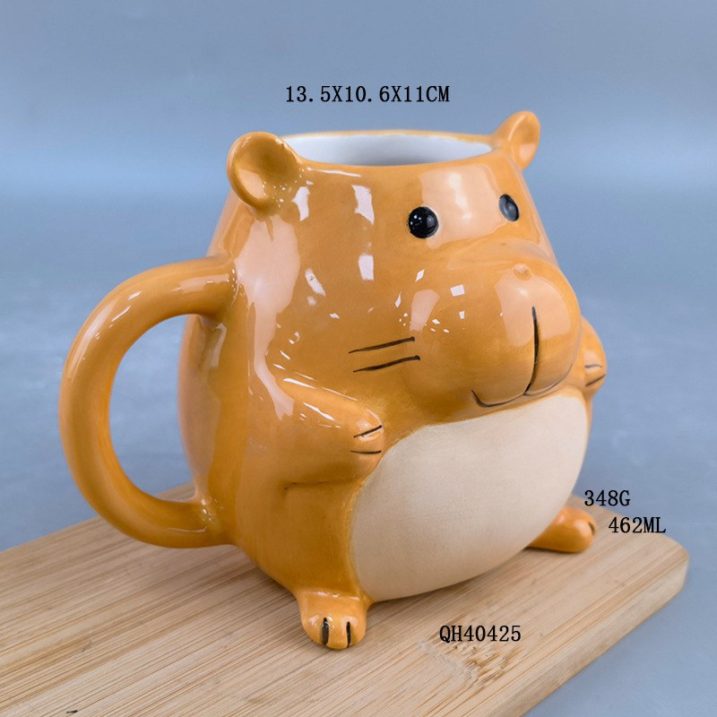 Capybara ceramic mug - 301-400 ml