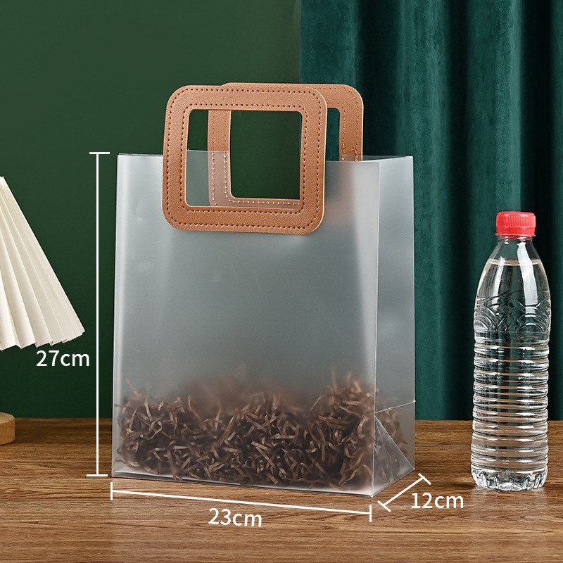 Large horizontal print, 23*28*13cm - Brown square portable 23x12x27; 28*23*11cm large vertical version; square