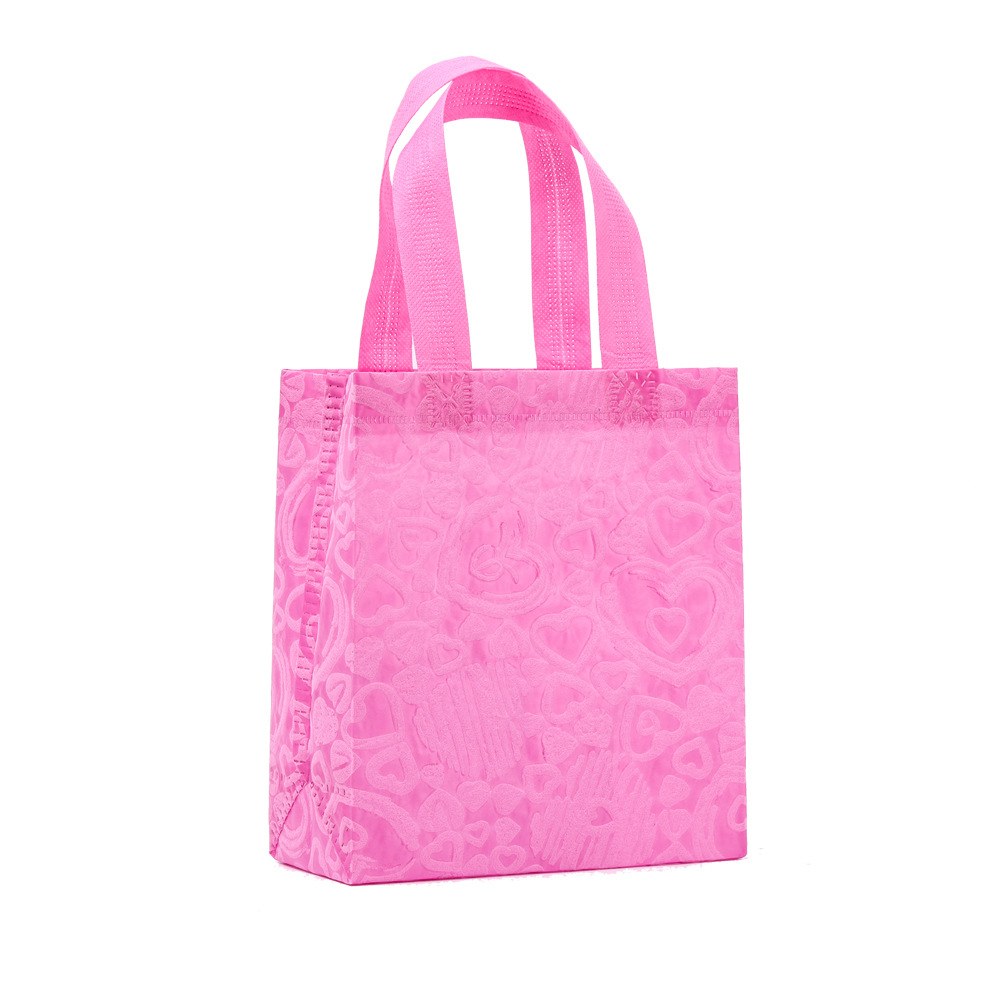 Pink little heart - Pink small heart;20*18*8;patterned non-woven fabric