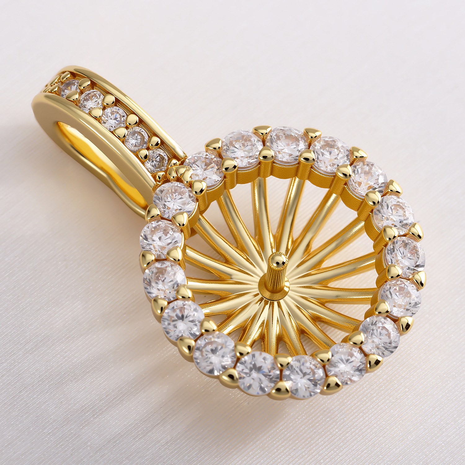 P488-10-18k gold [21.66*13.4mm]