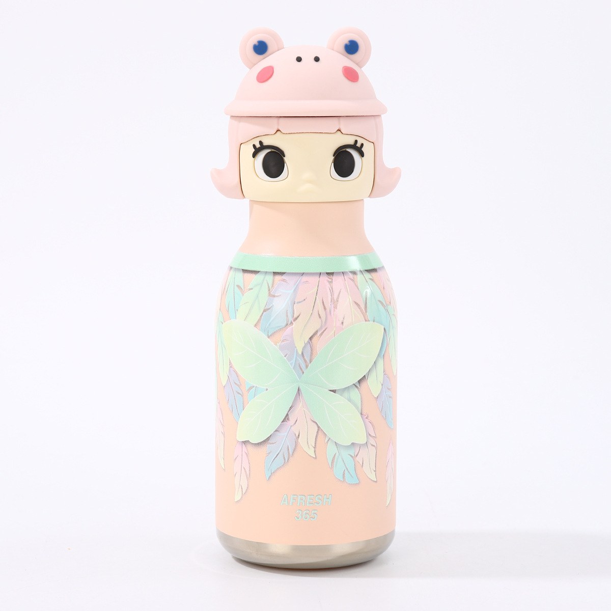 Pink Frog Hat Girl - 450ml