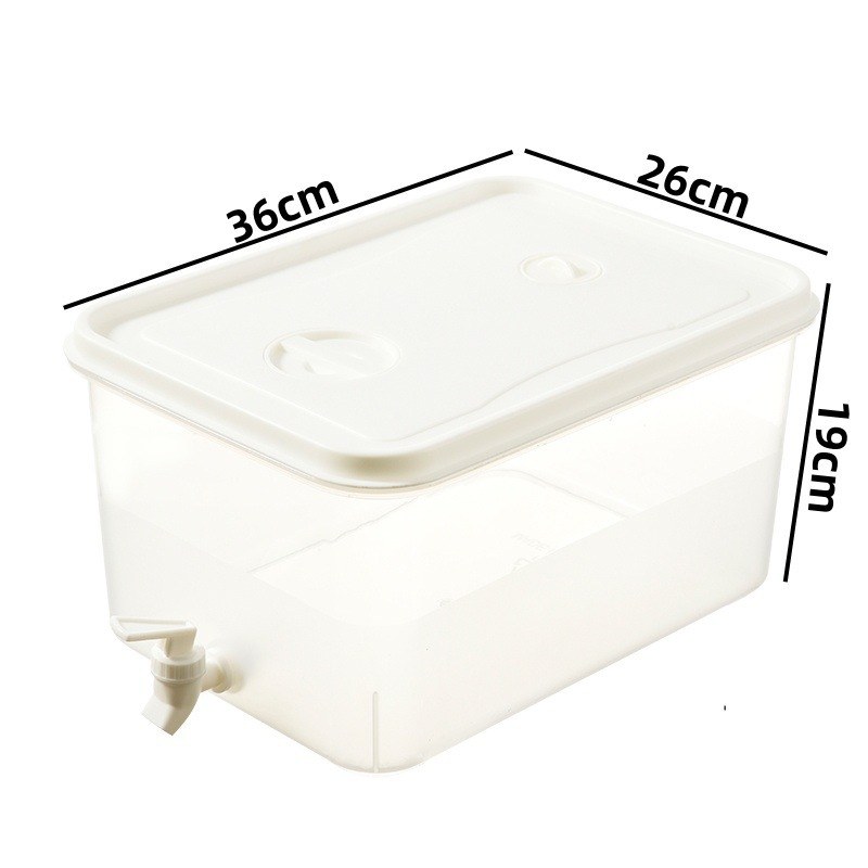 3-liter dual spout water dispenser [white] - holds 3kg water