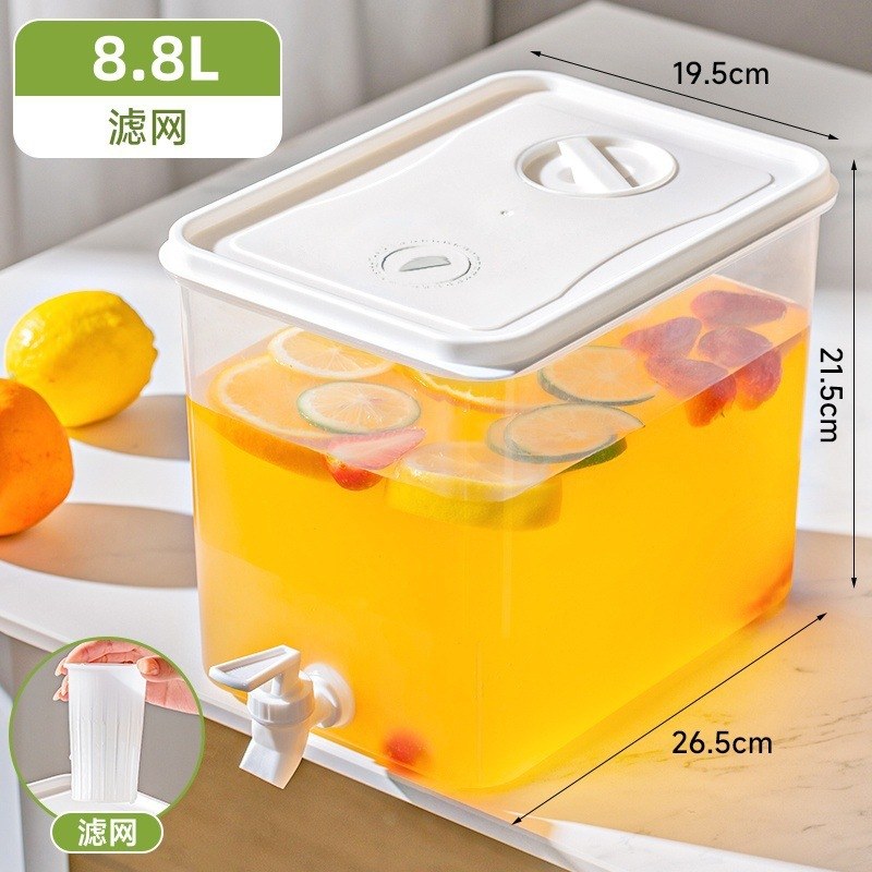 13 liters [gold-plated model + filter] can hold 13kg liters of water